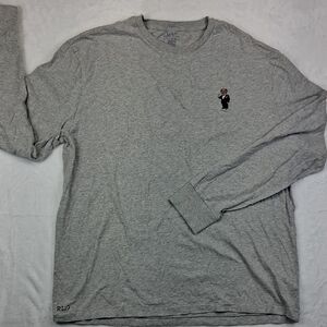 Polo Ralph Lauren Embroidered Tuxedo Bear Long Sleeve Classic Fit Shirt